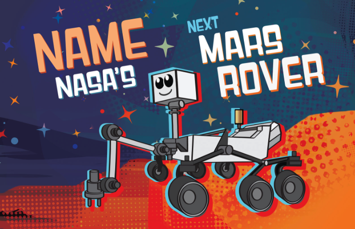 Name NASA's Next Mars Rover Illustration